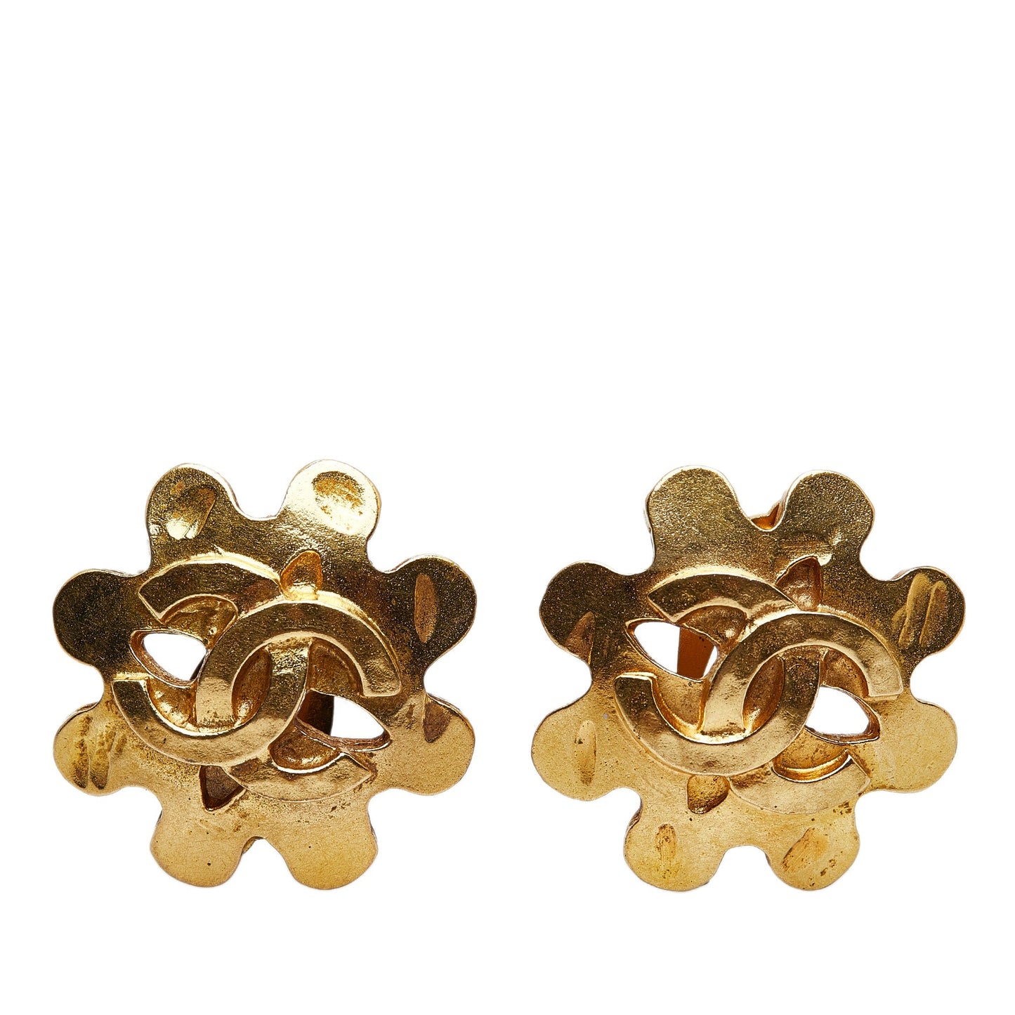 CHANEL CC Clip-on Earrings Costume Earrings