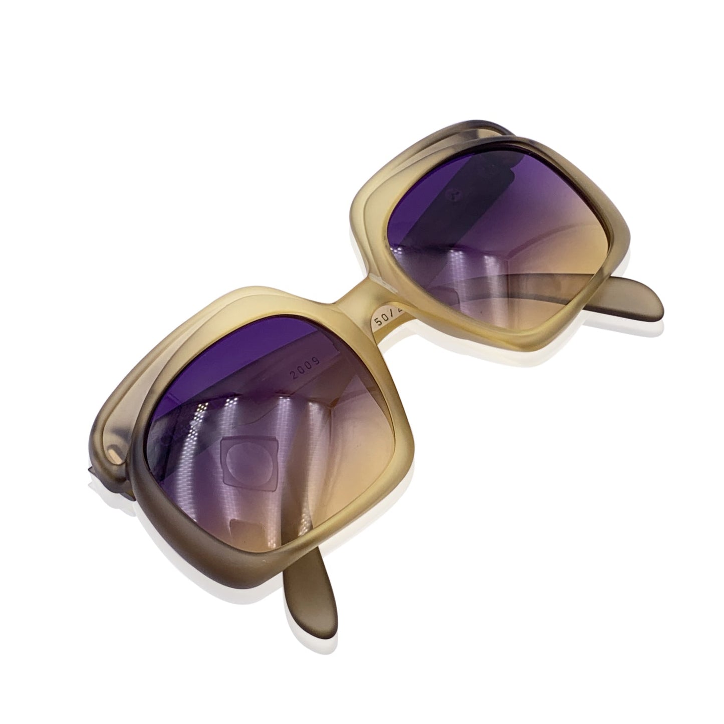 CHRISTIAN DIOR Vintage Sunglasses 2009 667 Purple Yellow 52/20 140Mm