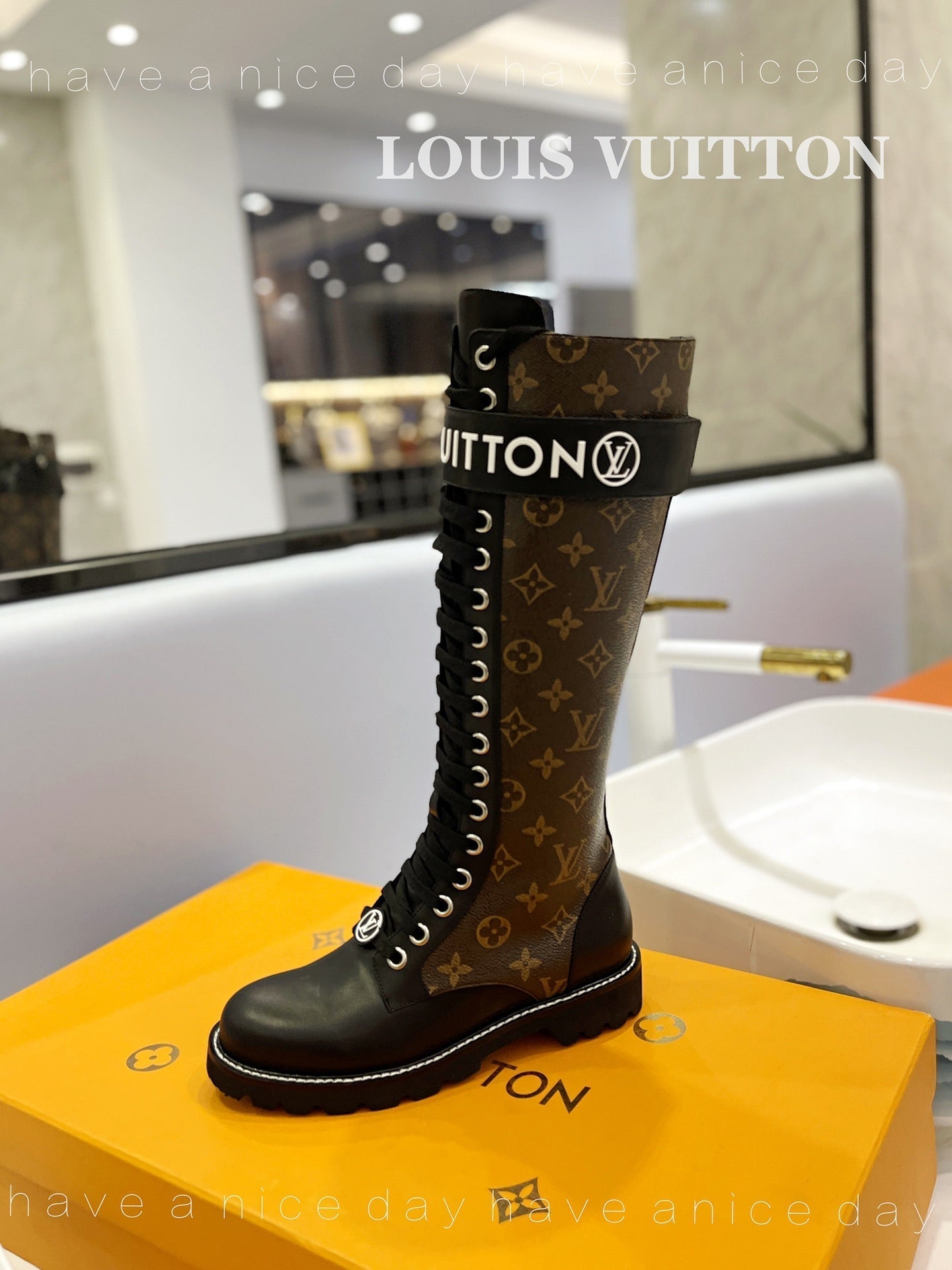 Premium  Louis Vuitton  BOOTS 032