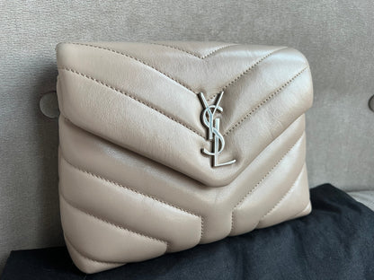 Yves Saint Laurent (YSL) Beige Toy Lou