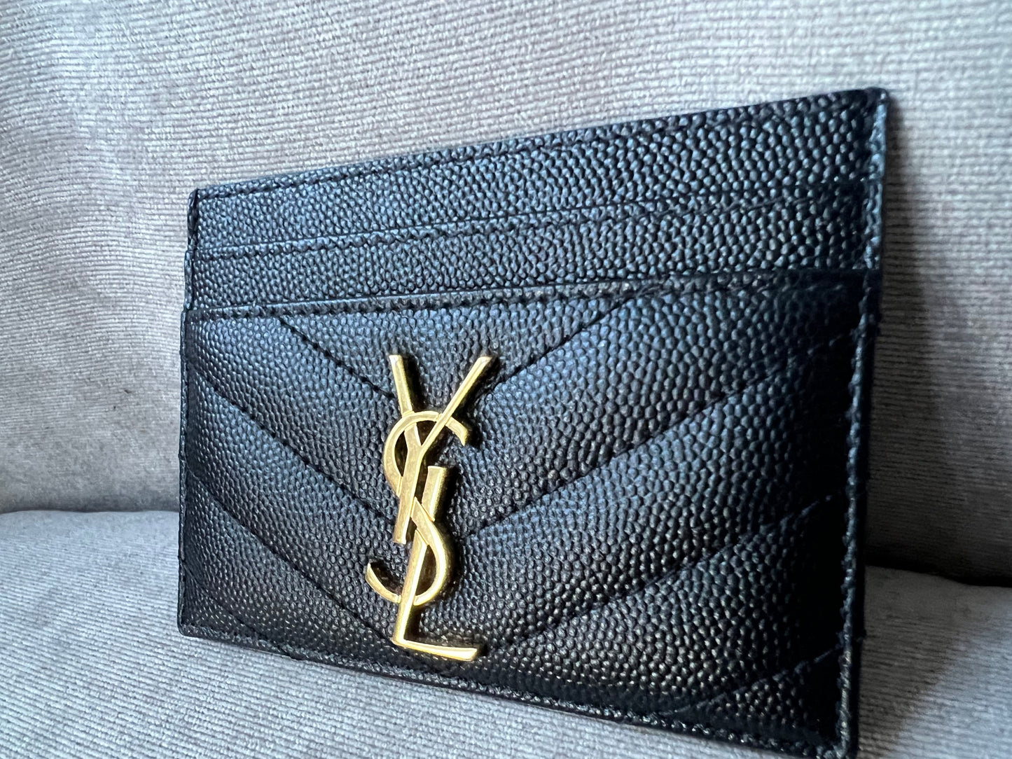 Yves Saint Laurent (YSL) Black Card Holder