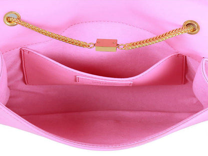 Yves Saint Laurent Small Monogramme Bag In Original Leather Pink