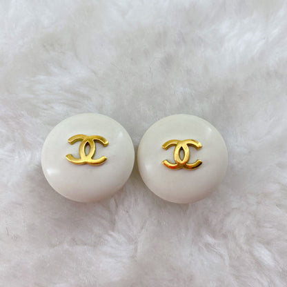 Chanel Double C logo Vintage Earrings