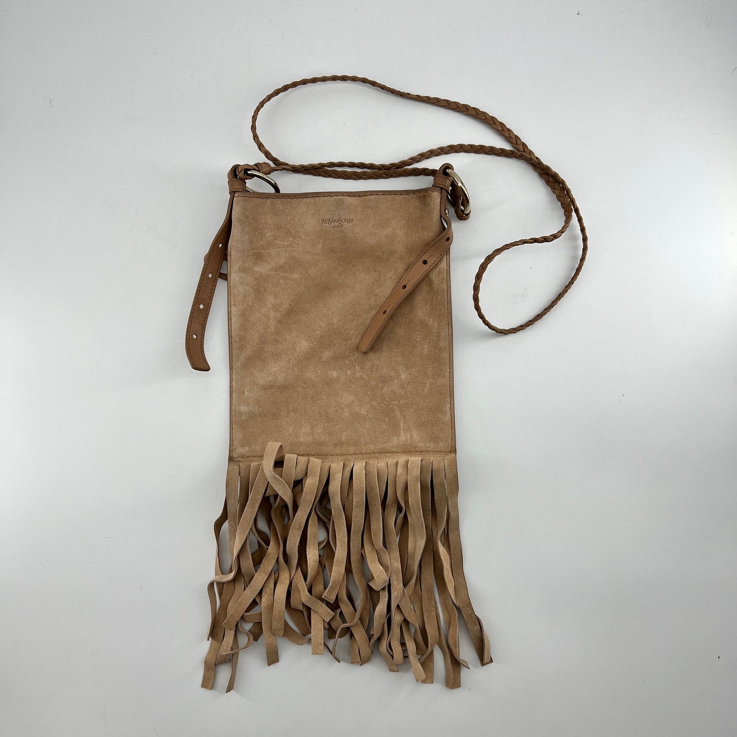 Yves Saint Laurent Suede Tassel Bag TWS