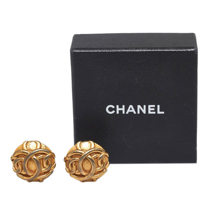 CHANEL CC Clip-On Earrings Costume Earrings