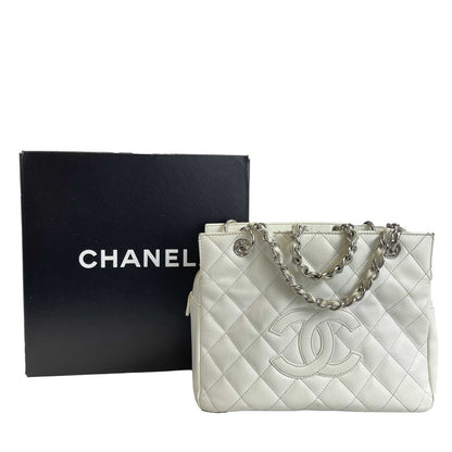 CHANEL - Petite Timeless Tote Caviar Quilted CC Medium Tote / Shoulder Bag