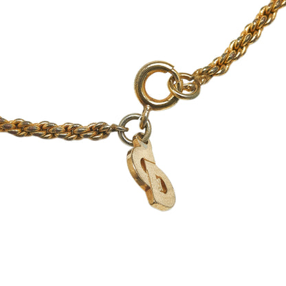 DIOR Gold-Tone Pendant Necklace Costume Necklace