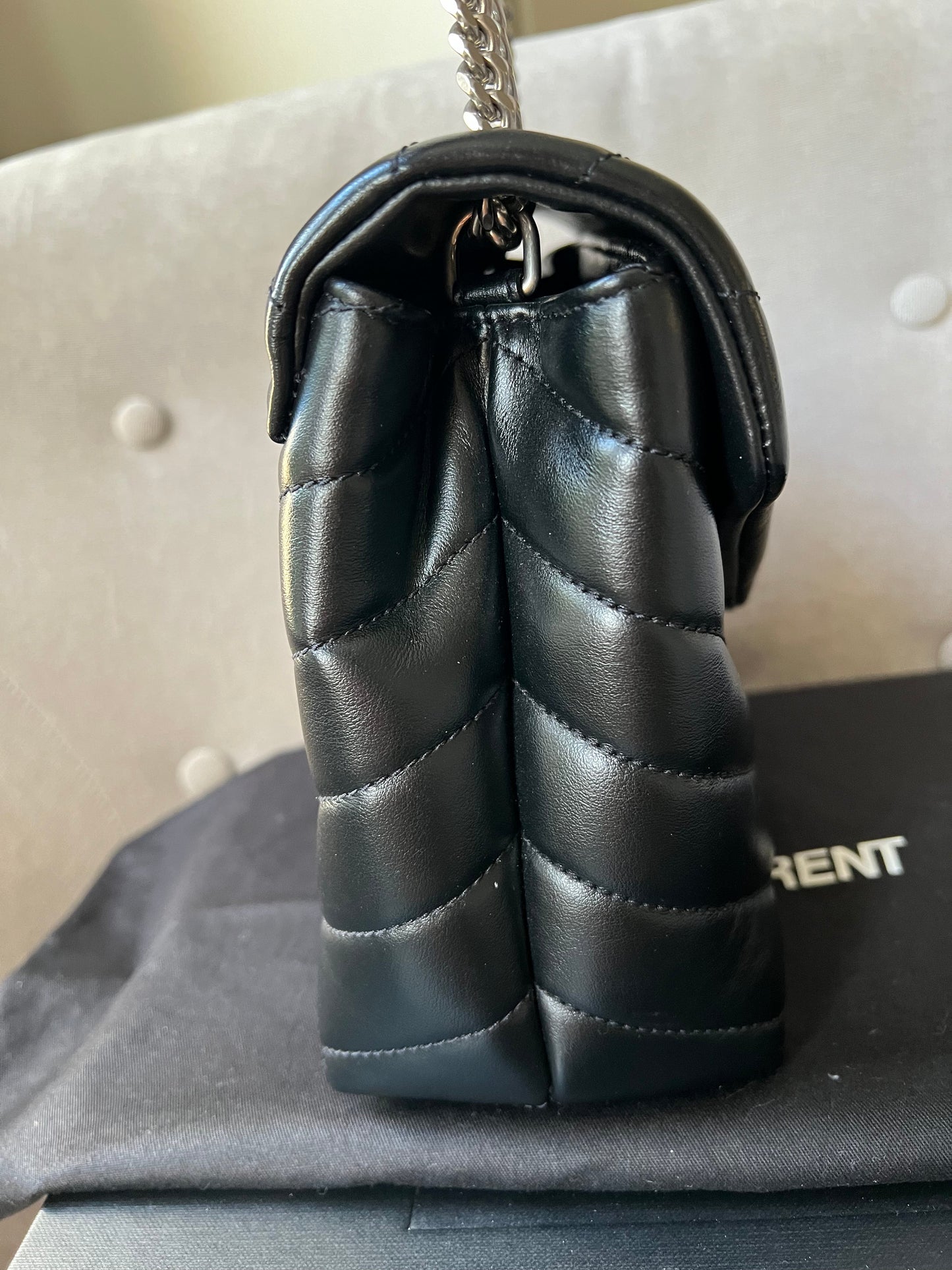 Yves Saint Laurent (YSL) Black Small Lou