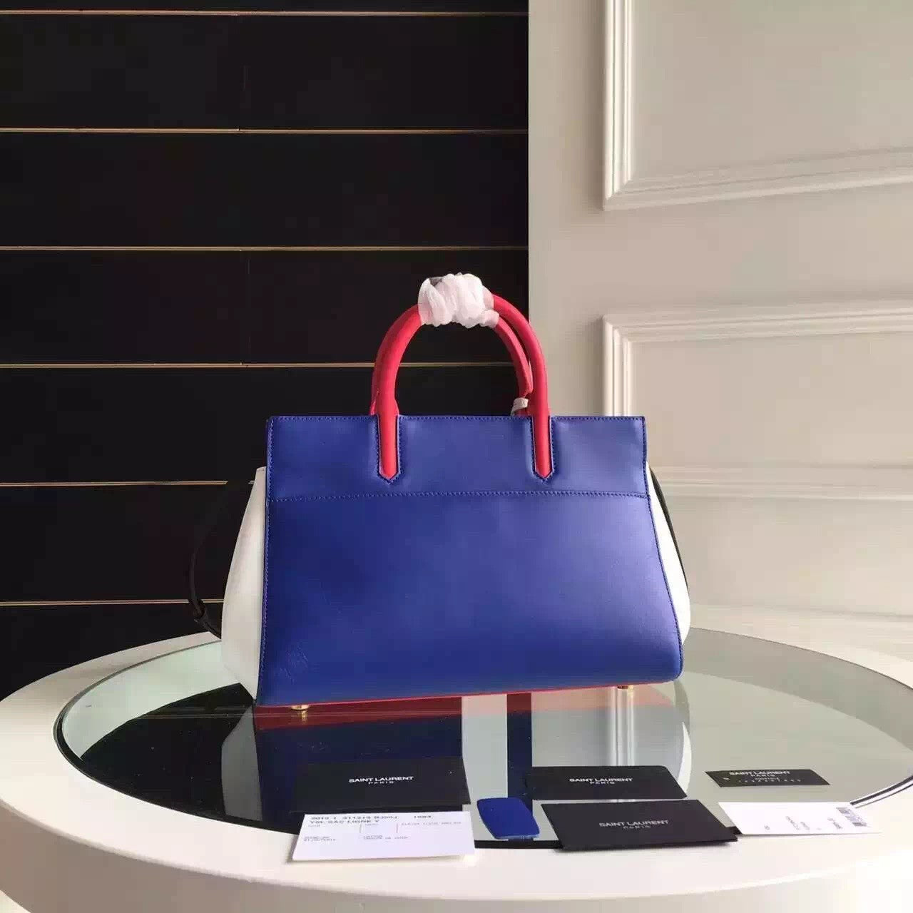 Yves Saint Laurent Small Rive Gauche Bag In Multicolour Leather