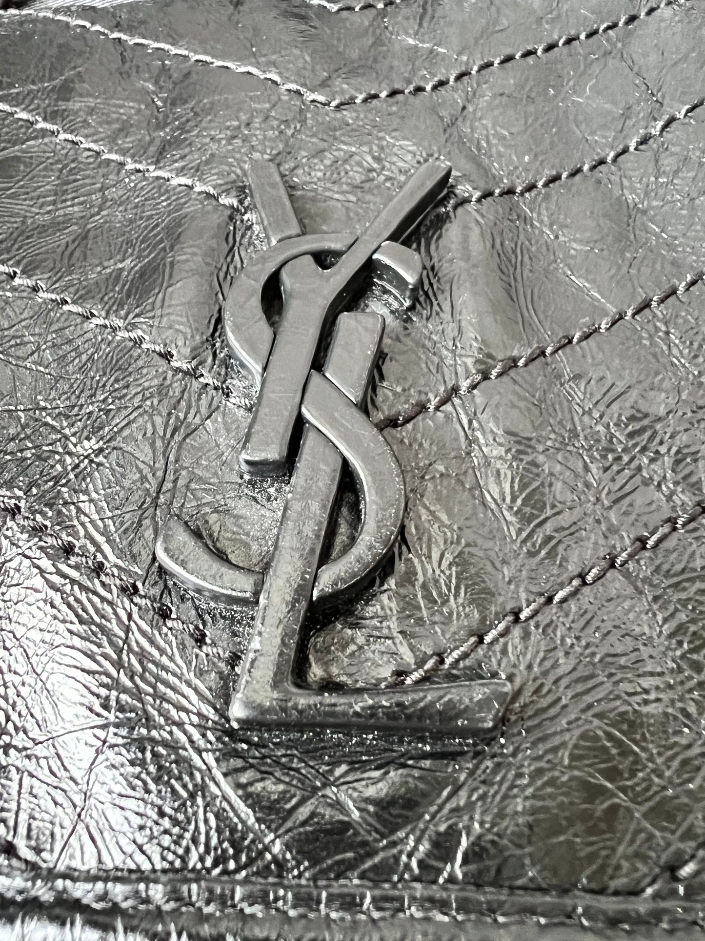 Yves Saint Laurent (YSL) Black Medium Niki Chain Bag