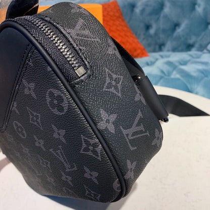 Louis Vuitton Bumbag Monogram Eclipse Canvas For Men, Belt Bags