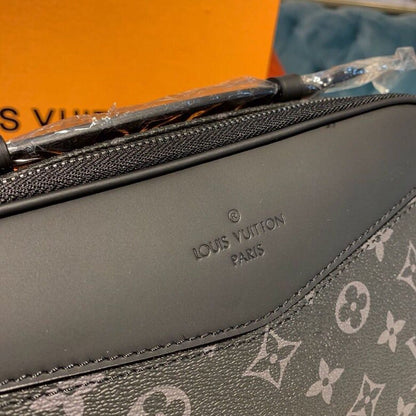 Louis Vuitton Bumbag Monogram Eclipse Canvas For Men, Belt Bags