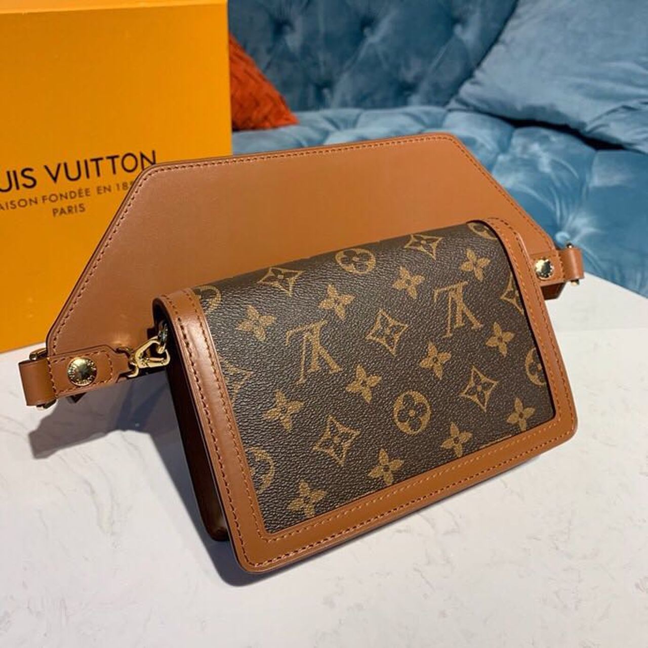 Louis Vuitton Dauphine Bumbag Monogram And Monogram Reverse Canvas WoBelt Bags