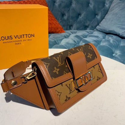 Louis Vuitton Dauphine Bumbag Monogram And Monogram Reverse Canvas WoBelt Bags