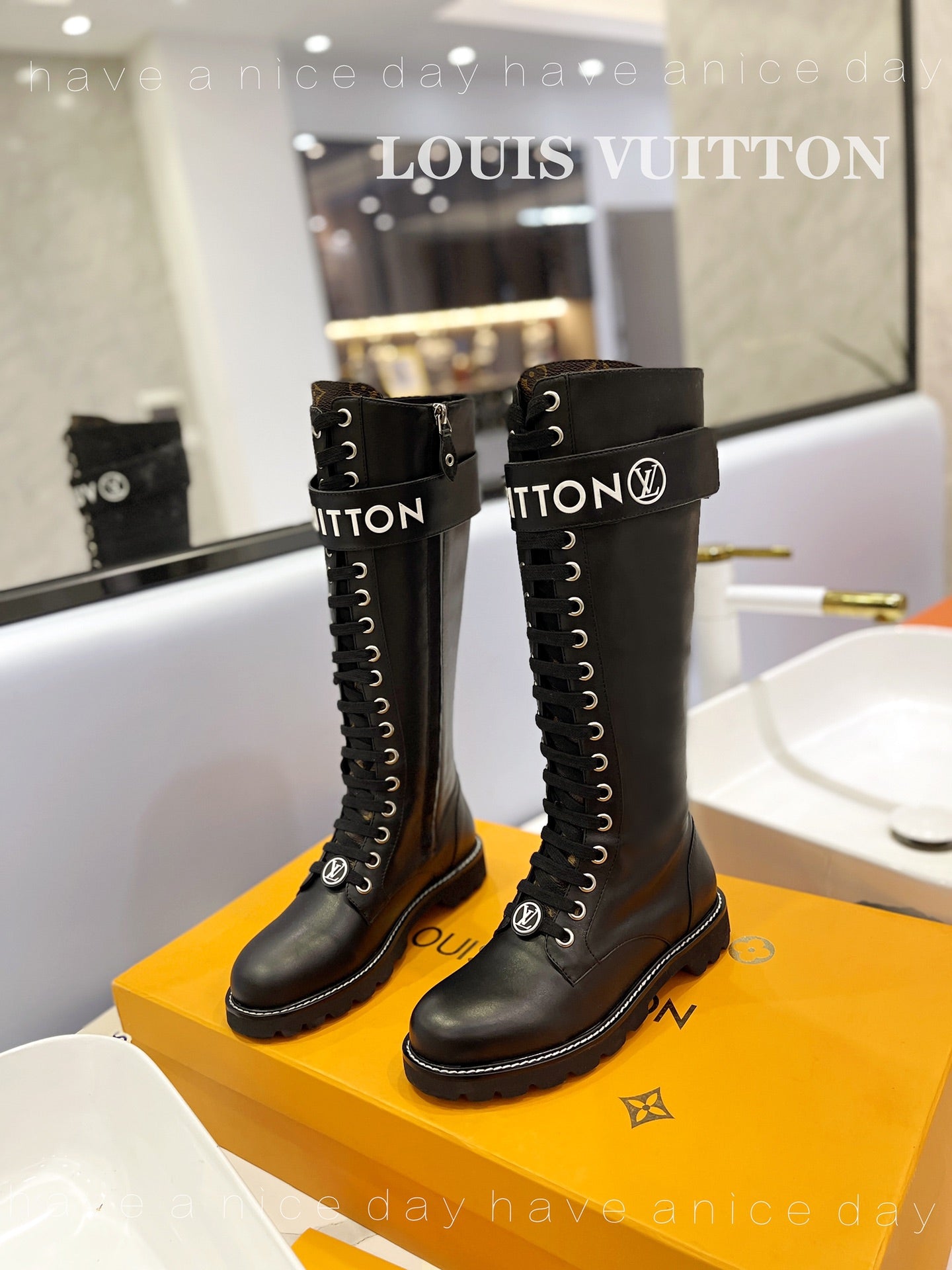 Premium  Louis Vuitton  BOOTS 031