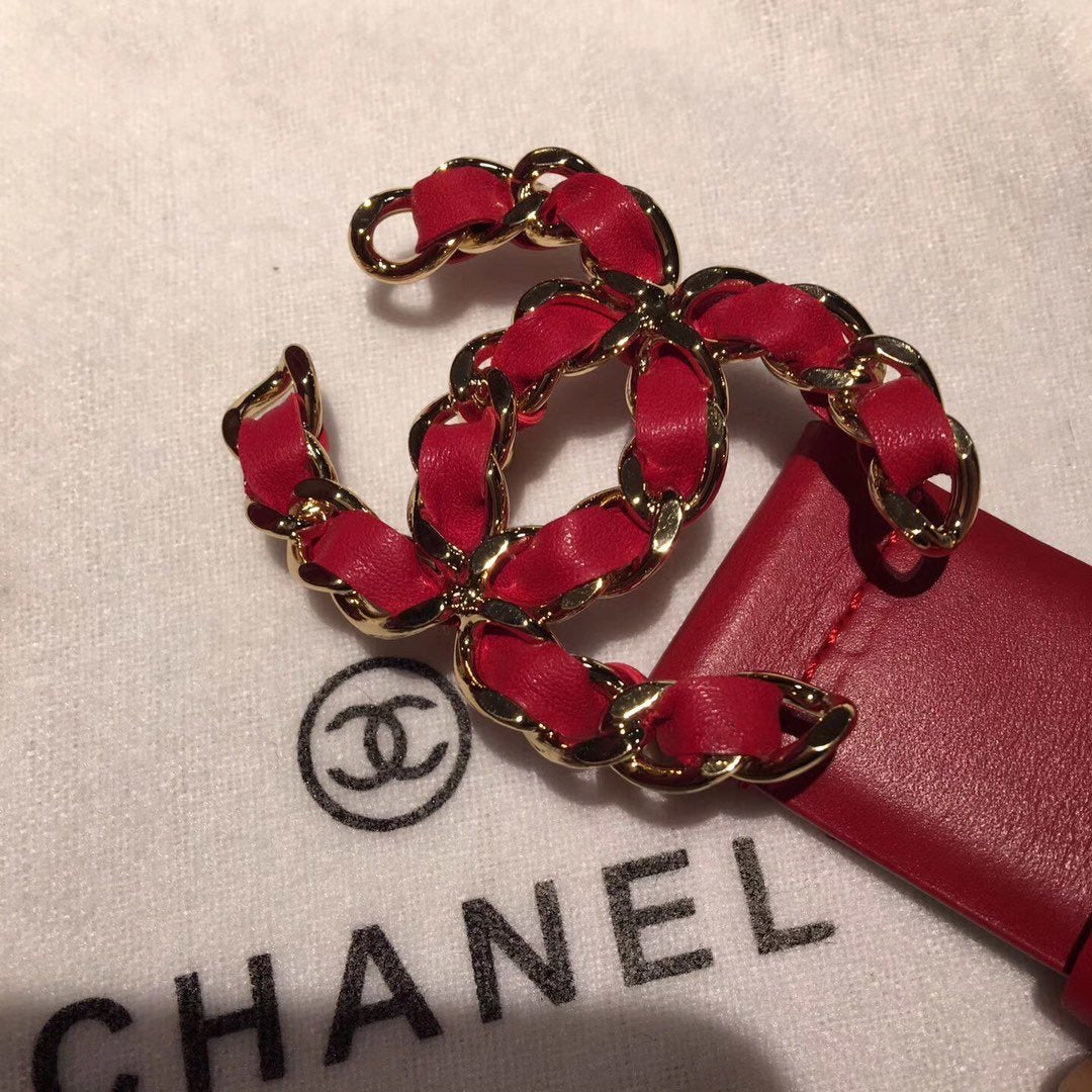 Leather Belt Chanel