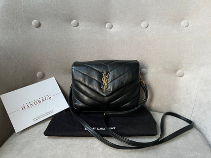 Yves Saint Laurent (YSL) Black Toy Lou Lou with Gold Hardware