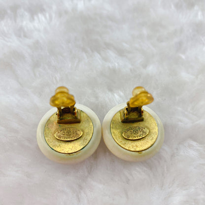 Chanel Double C logo Vintage Earrings