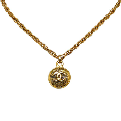 CHANEL CC Pendant Necklace Costume Necklace