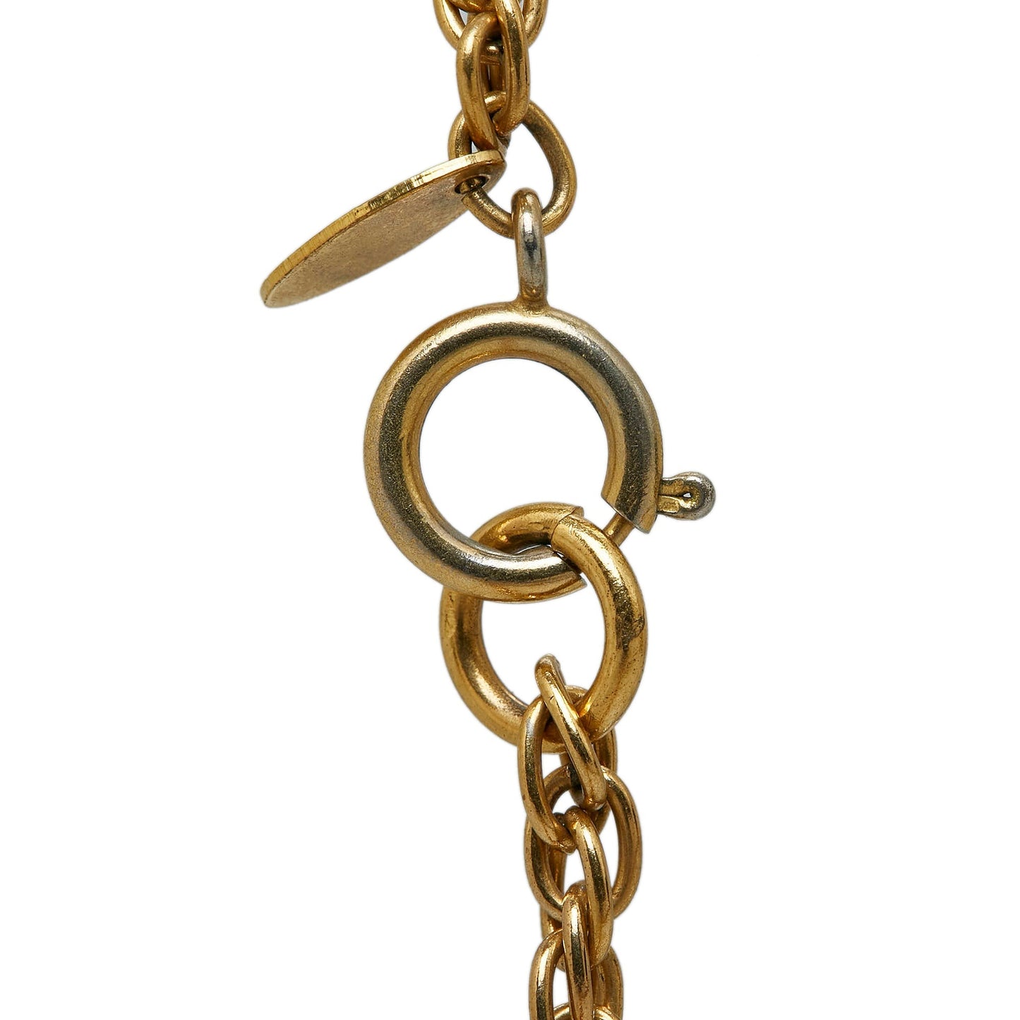 CHANEL CC Pendant Necklace Costume Necklace