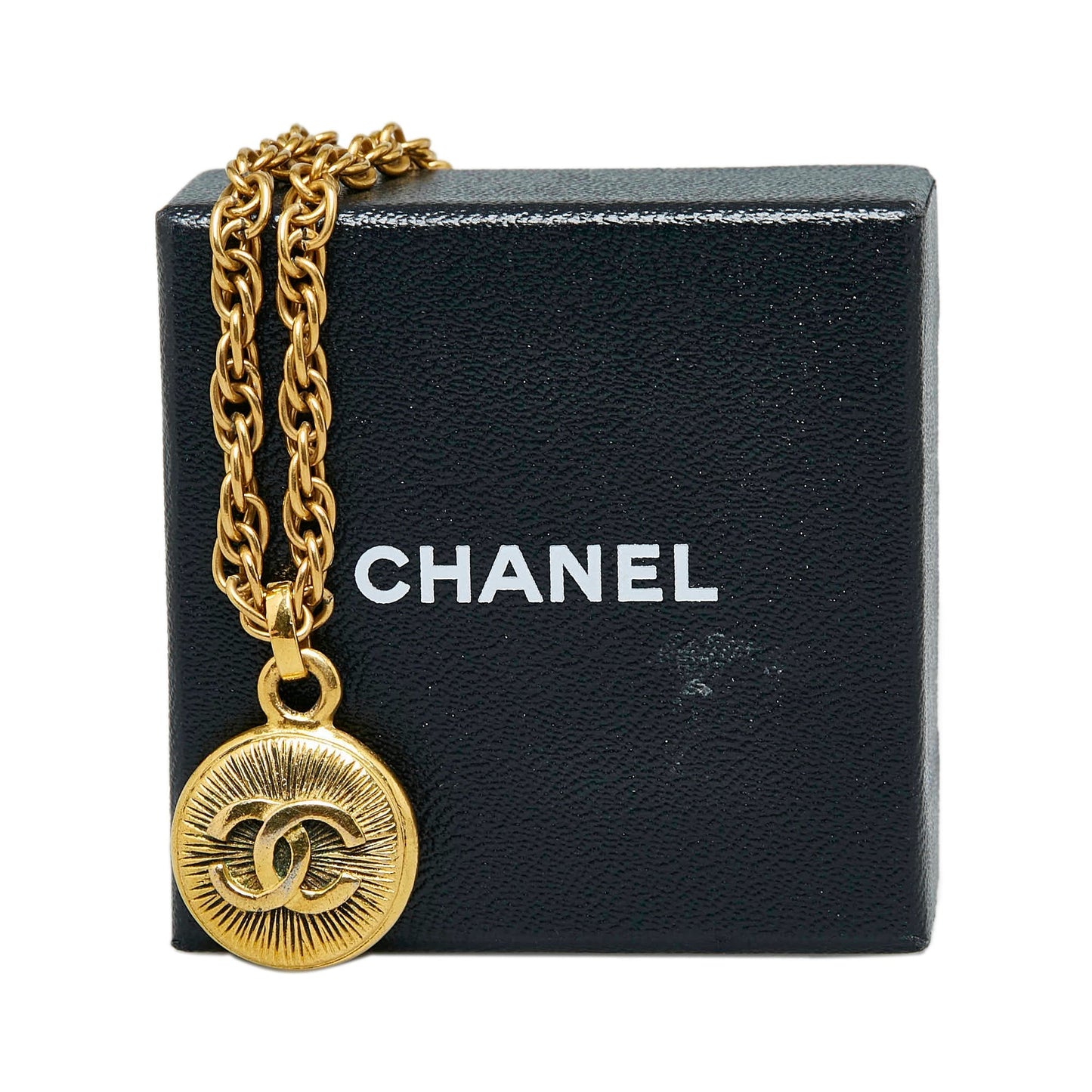 CHANEL CC Pendant Necklace Costume Necklace