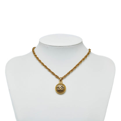 CHANEL CC Pendant Necklace Costume Necklace