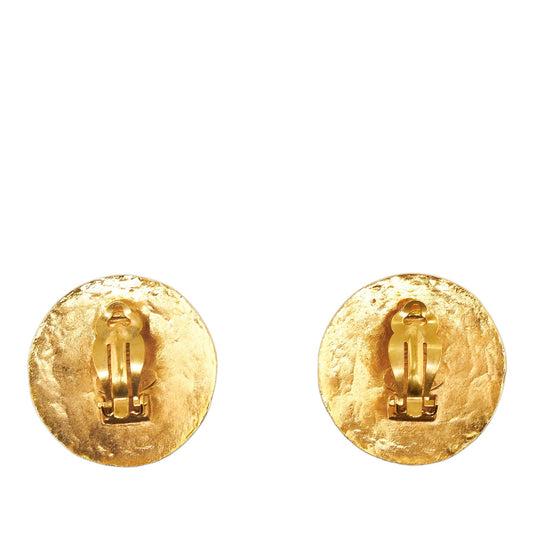 CHANEL CC Clip On Earrings Costume Earrings