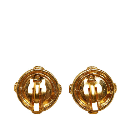 CHANEL CC Clip-on Earrings Costume Earrings