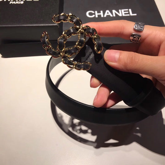 Leather Belt Chanel