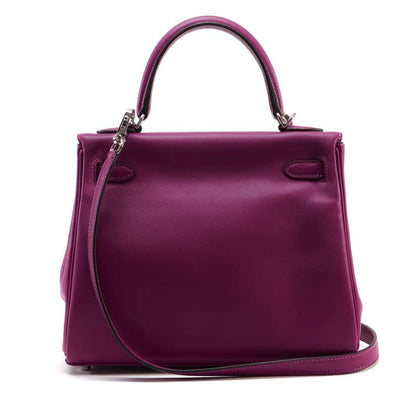 Hermes Kelly II Retourne 28 Veau Swift Anemone