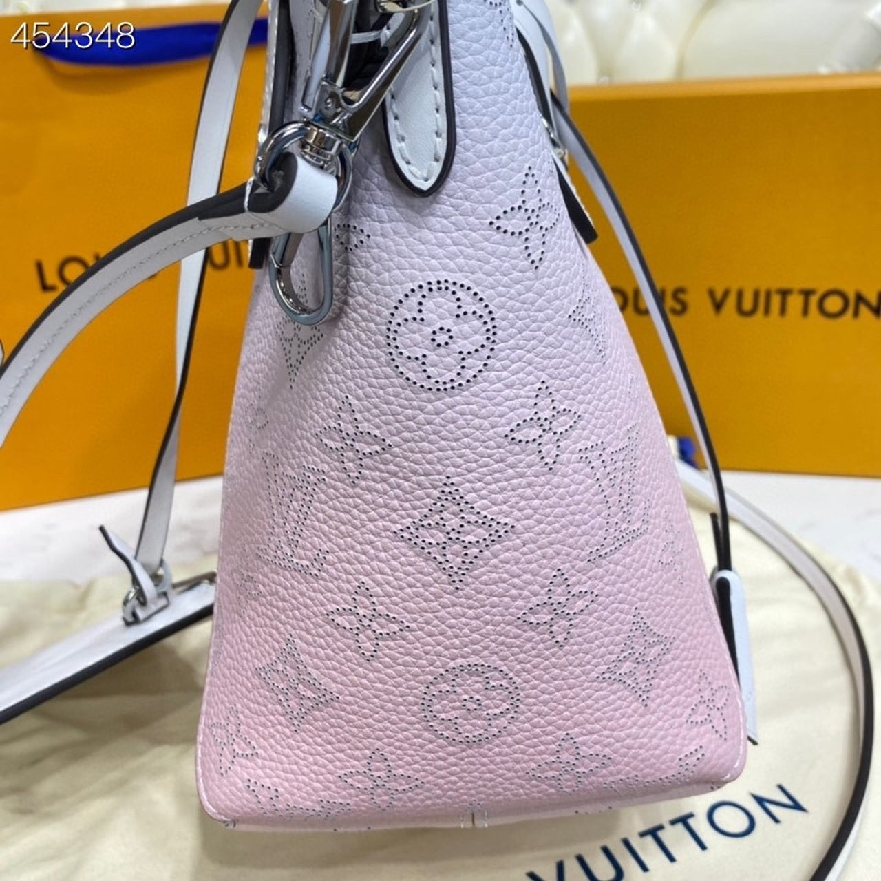 Louis Vuitton Hina PM Bag 22cm Mahina Calfskin Leather Spring/Summer