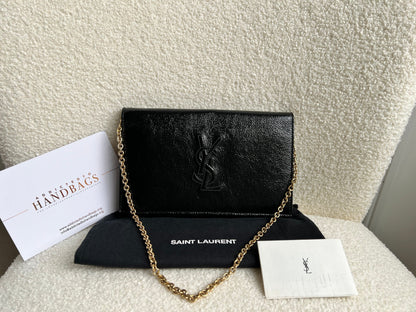 Yves Saint Laurent (YSL) Black Belle de Jour Chain Wallet