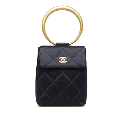 CHANEL CC Matelasse Bracelet Handbag