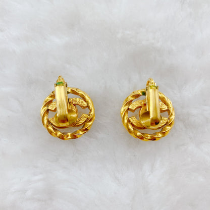 Chanel double C logo Earrings