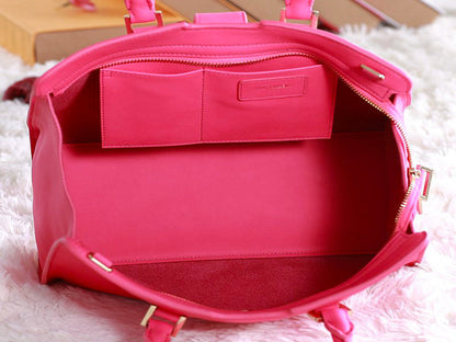 Yves Saint Laurent Cabas Chyc Original Leather Tote Hot Pink