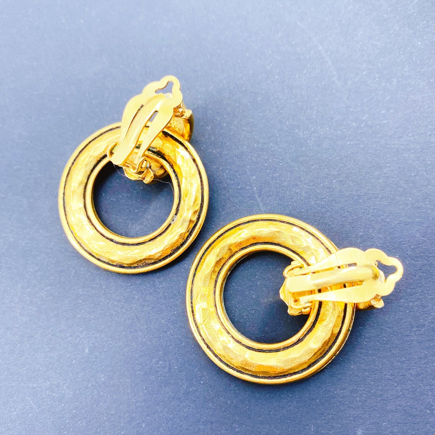 Chanel golden earrings