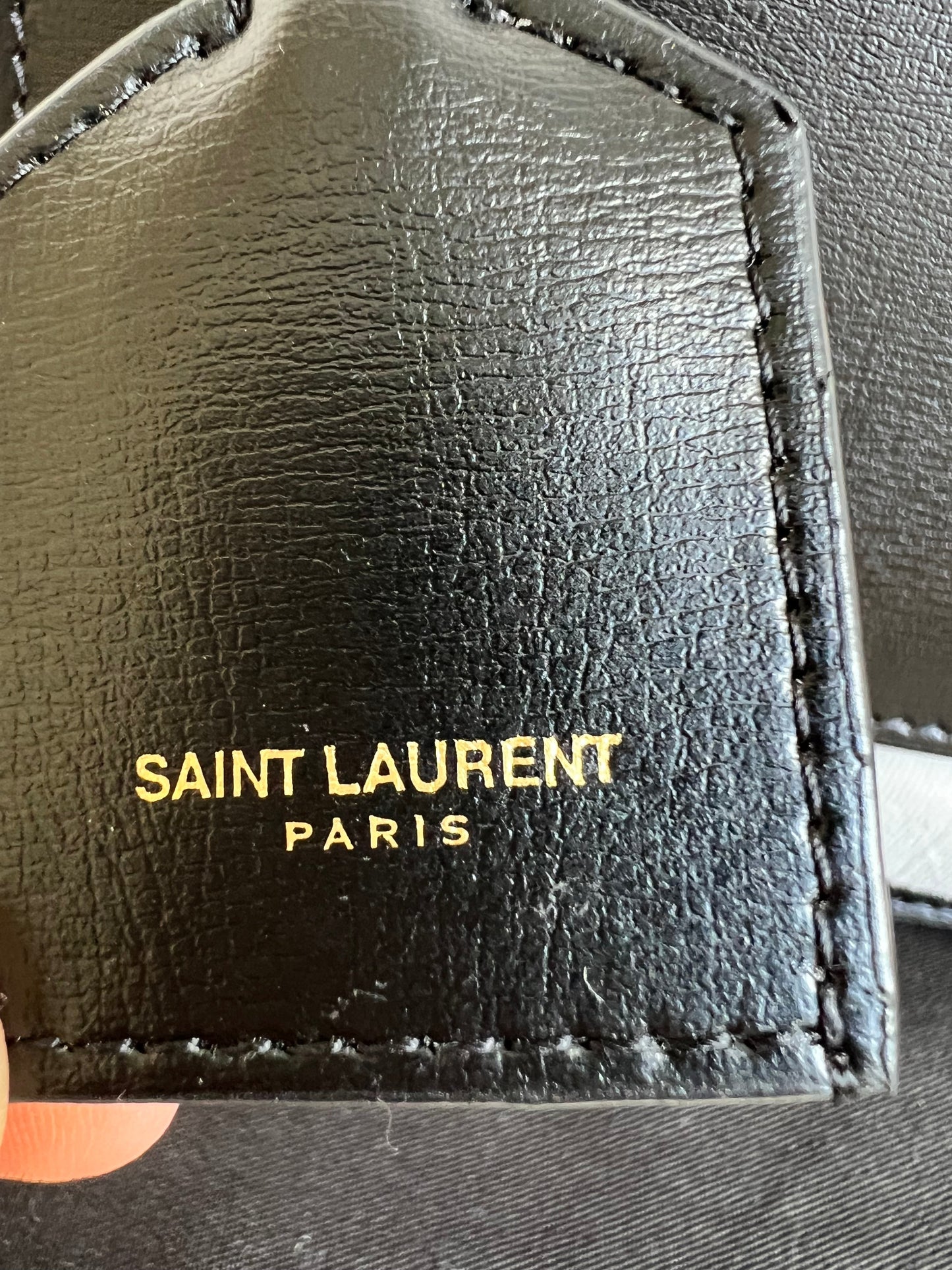 Yves Saint Laurent (YSL) Black Medium Sunset with Gold Hardware