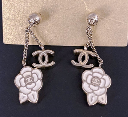 Chanel Camellia earrings