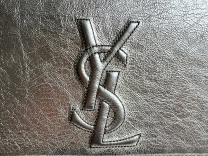 Yves Saint Laurent (YSL) Silver Belle de Jour Clutch