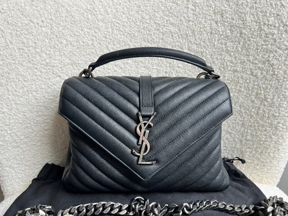 Yves Saint Laurent (YSL) Black Medium College