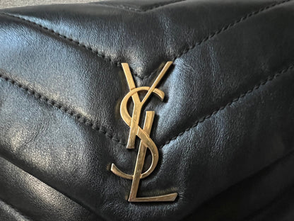 Yves Saint Laurent (YSL) Black Toy Lou Lou with Gold Hardware