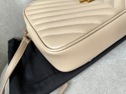 Yves Saint Laurent (YSL) Beige Lou Camera Bag