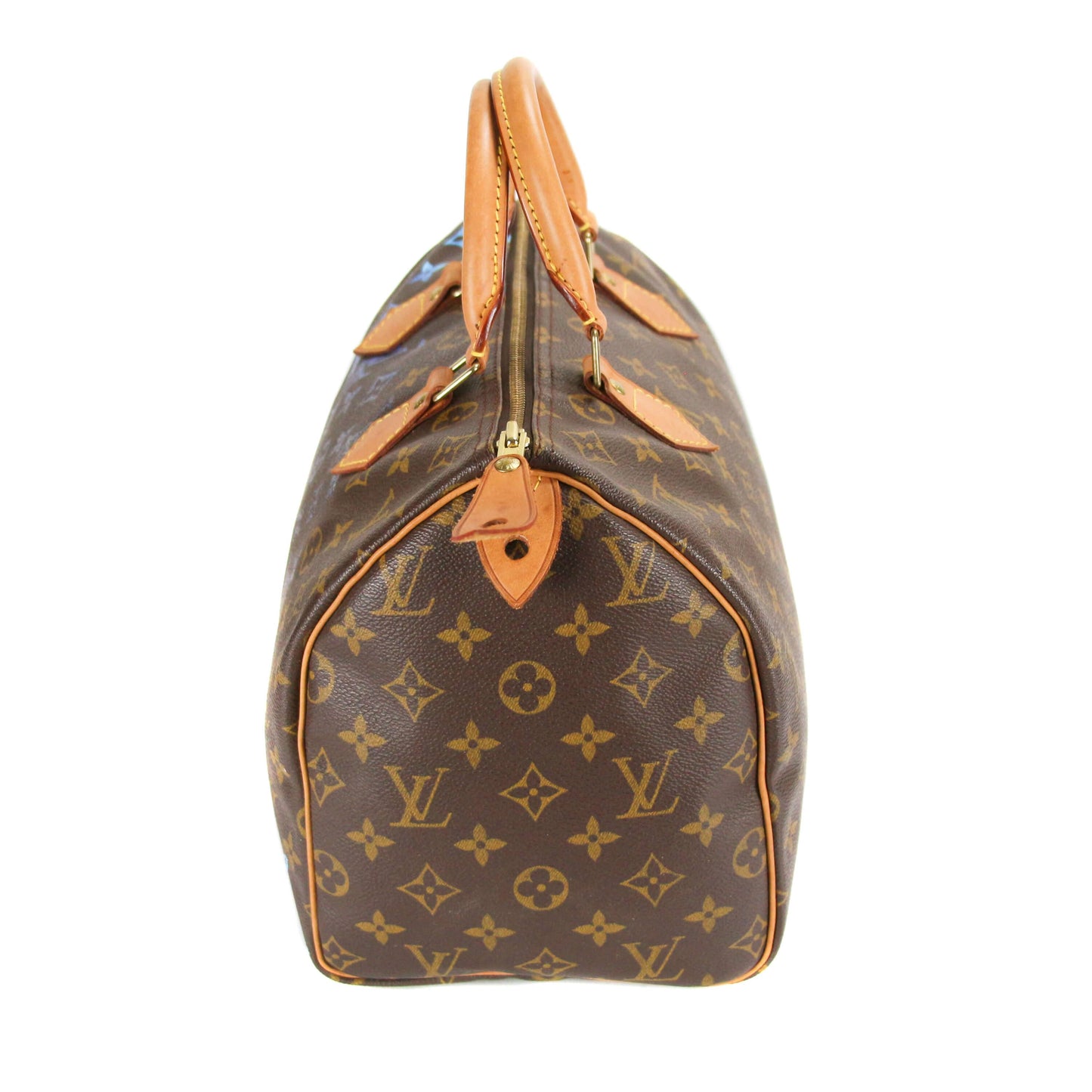 Upcycled Louis Vuitton Speedy 30 Monogram Canvas - Blue Specter