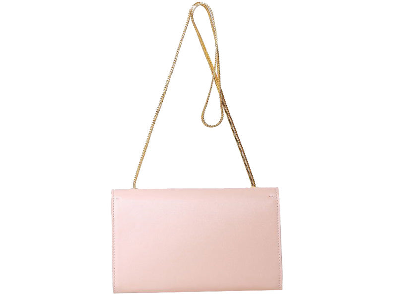 Yves Saint Laurent Small Monogramme Bag In Original Leather Light Pink