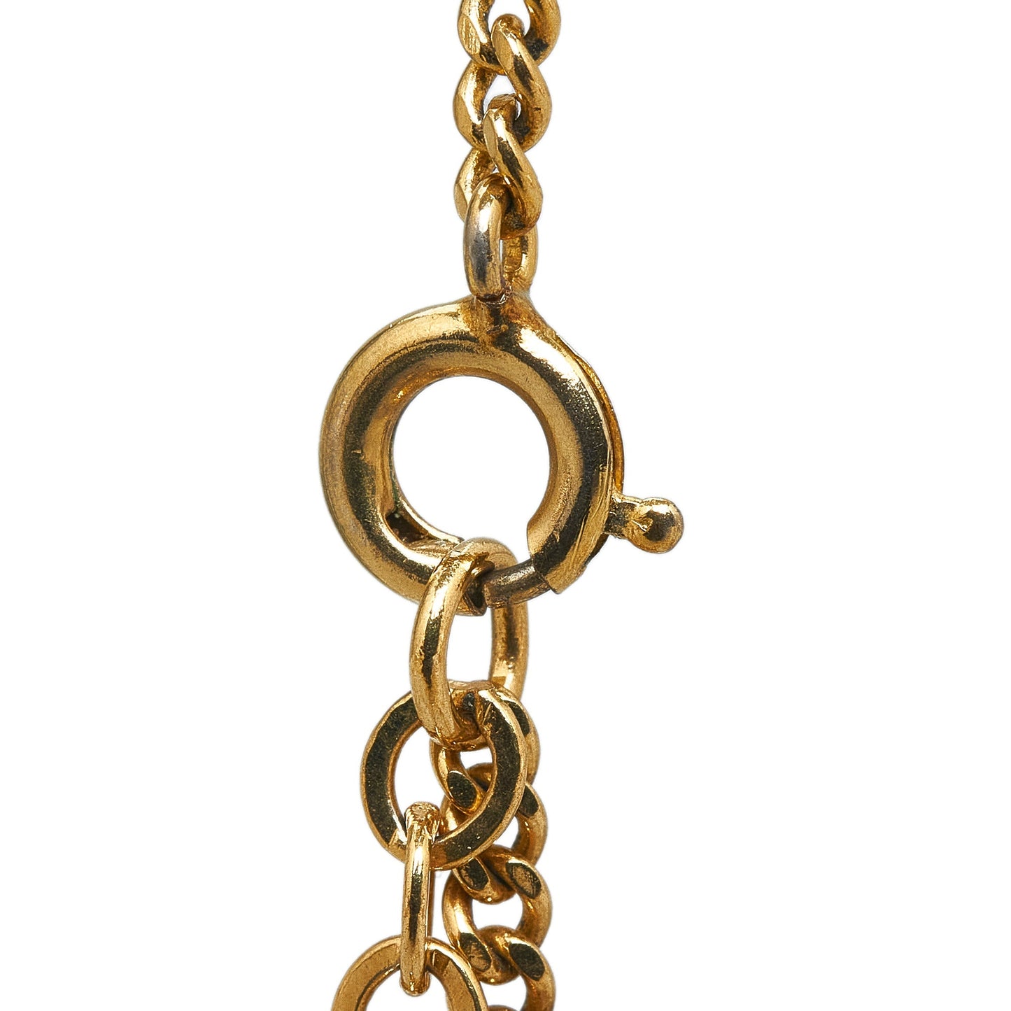 DIOR Gold-Tone Pendant Necklace Costume Necklace