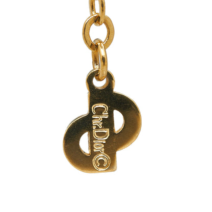 DIOR Gold-Tone Pendant Necklace Costume Necklace