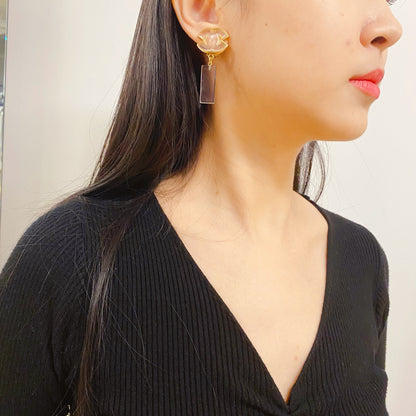 Chanel single earring