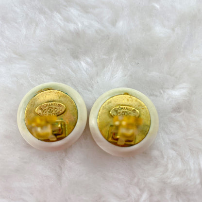 Chanel Double C logo Vintage Earrings