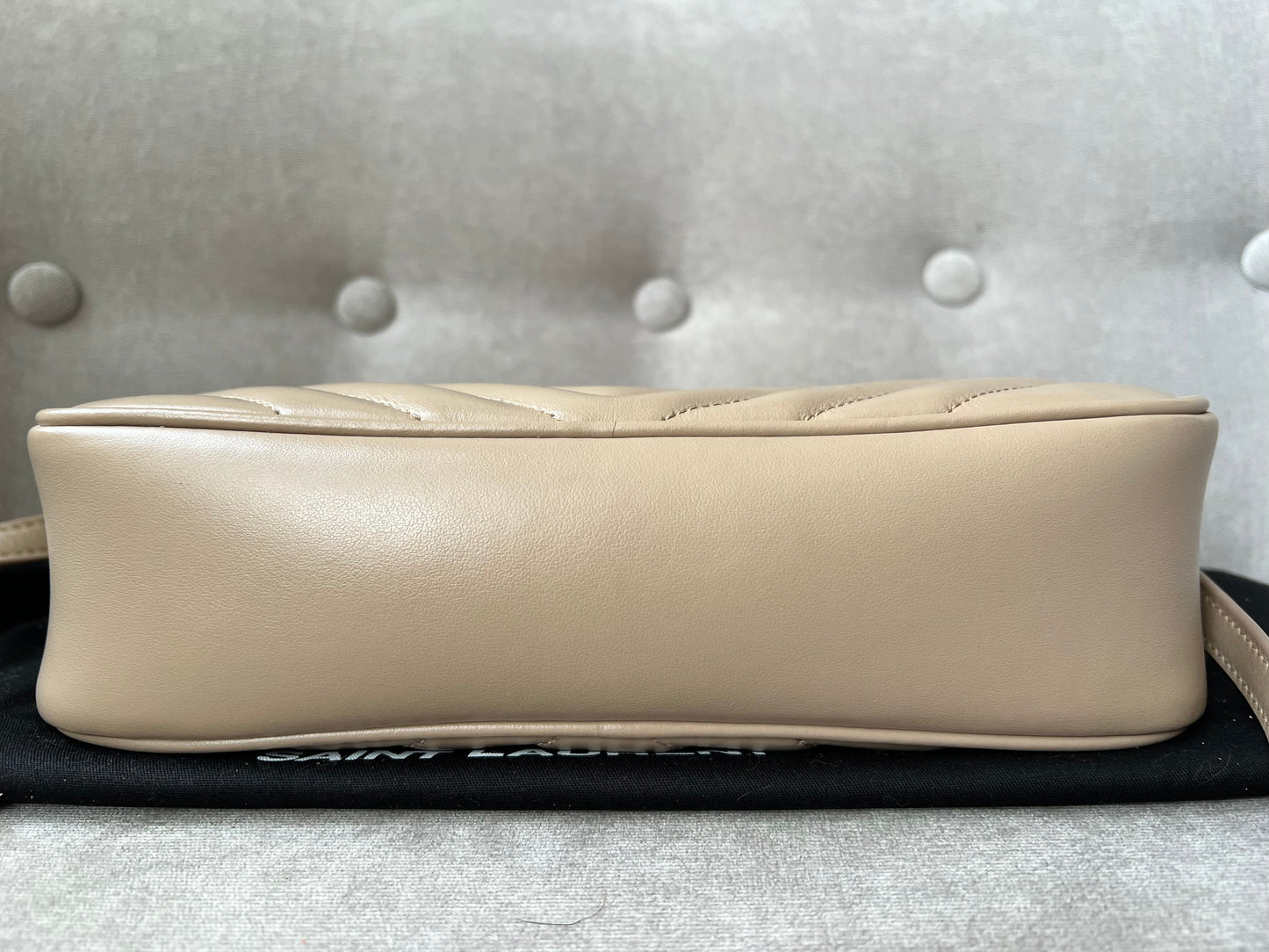 Yves Saint Laurent (YSL) Beige Lou Camera Bag