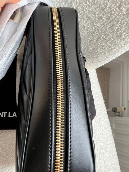 Yves Saint Laurent (YSL) Black Lou Camera Bag